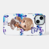 遊んで、聴いて、繰り返して iPhone 15ケース (裏面横)