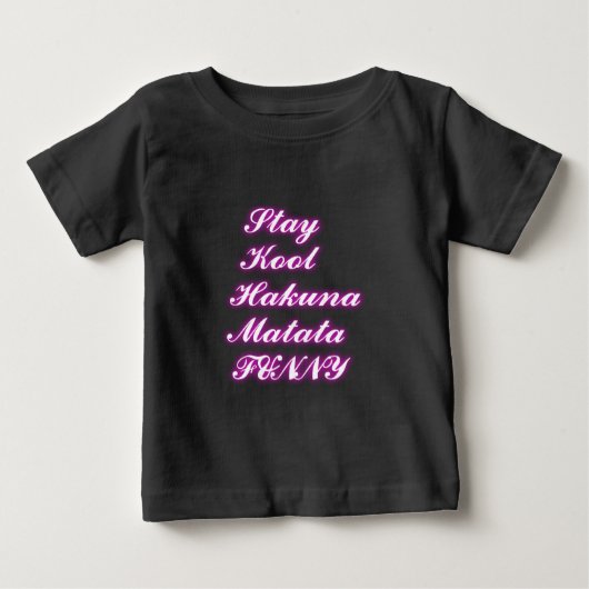 遊カッコいいHakuna Matata.png ベビーTシャツ (正面)