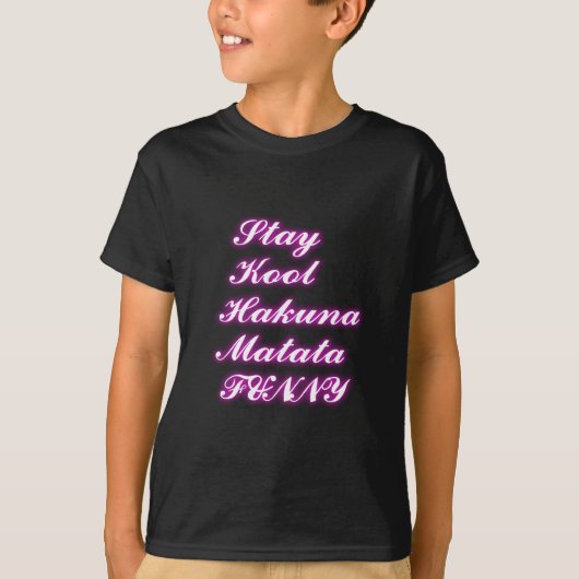 遊カッコいいHakuna Matata.png Tシャツ (正面)