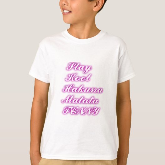 遊カッコいいHakuna Matata.png Tシャツ (正面)
