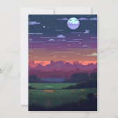 遊クールBoy Kids Gaming Level Up 13誕生日 招待状 (裏面)