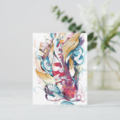 遊コイはがき ポストカード (スタンド正面)