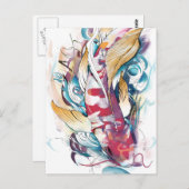 遊コイはがき ポストカード (正面/裏面)