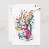 遊コイ ポストカード (正面/裏面)