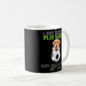 遊サッカーWドつるグゴールデンRETRIEVER コーヒーマグカップ (正面右)