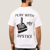 遊ジョイスティック Tシャツ (裏面)
