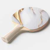 遊スタイルとエレガンスと水の色 卓球ラケット (正面アングル)