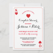 遊ズカードカップルキングクイーンラスベガス招待状 招待状 (正面)