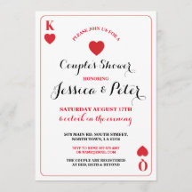 遊ズカードカップルキングクイーンラスベガス招待状