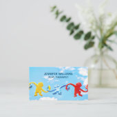 遊セラピストチャイルドサイコロジストブルースカイトイ 名刺 (スタンド正面)