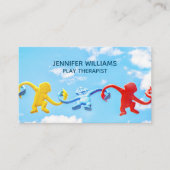 遊セラピストチャイルドサイコロジストブルースカイトイ 名刺 (正面)