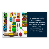 遊セラピスト児童心理学者カウンセラー玩具 マグネット名刺 (正面)