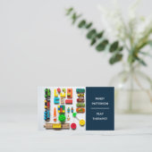 遊セラピスト児童心理学者カウンセラー玩具 名刺 (スタンド正面)