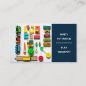遊セラピスト児童心理学者カウンセラー玩具 名刺 (正面)