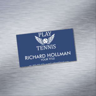 遊テニス マグネット名刺