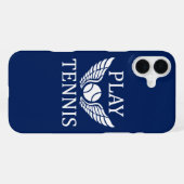 遊テニス iPhoneケース (裏面横)