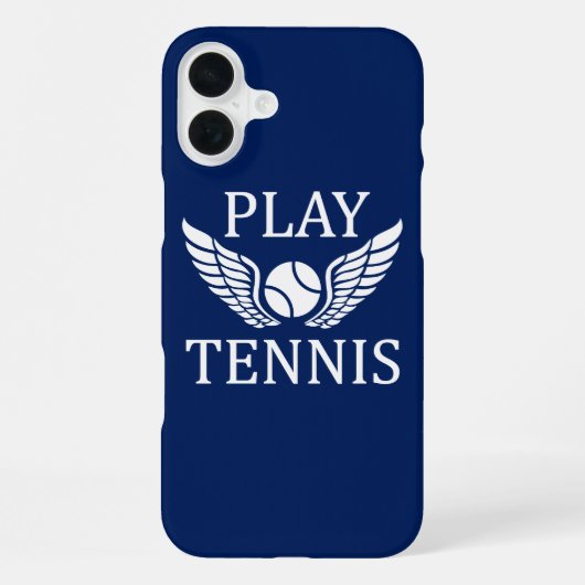 遊テニス iPhoneケース (裏面)