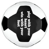 遊ハートカスタムで サッカーボール (回転)