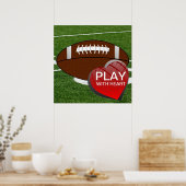 遊ハートサッカーのポスター ポスター (キッチン)