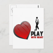 遊ハートバレーボール ポストカード (正面/裏面)