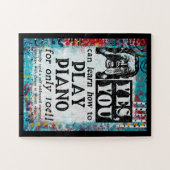 遊ピアノおもしろい- Vintage Ad ジグソーパズル (横)