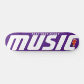 遊ファンキーTHAT MUSIC 7 3/4" Skateboardデッキ スケートボード (横)