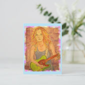 遊フォーク・ロック・ギター ポストカード (スタンド正面)