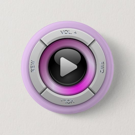 遊ボタン 缶バッジ (正面)