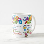 遊マグカップ白 コーヒーマグカップ (正面右)