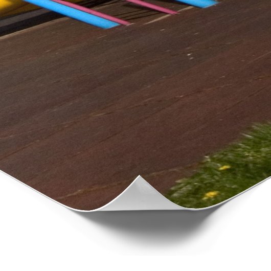 遊具プリント ポスター (角)