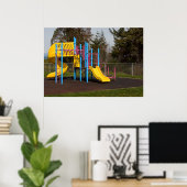 遊具プリント ポスター (ホームオフィス)