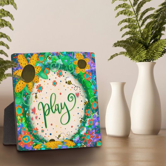 遊可愛いおもしろいお洒落インスピレーション フォトプラーク