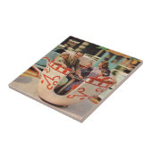 遊園地のティーカップ乗り物 タイル (側面)