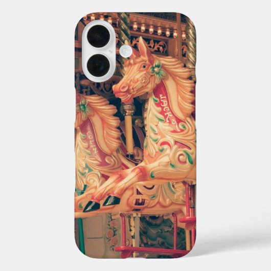 遊園地のメリーゴーラウンドの馬 Case-Mate iPhoneケース (裏面)
