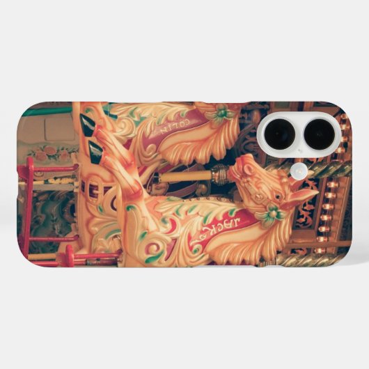 遊園地のメリーゴーラウンドの馬 Case-Mate iPhoneケース (裏面 (横))