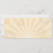 遊園地の誕生日の招待チケット 招待状 (裏面)