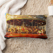 遊園地の馬の回転木馬の装飾用クッション ランバークッション (ブランケット)