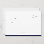 遊園地の(青い)招待状 招待状 (裏面)