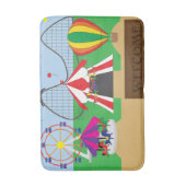 遊園地またはテーマパーク バスマット (正面縦)
