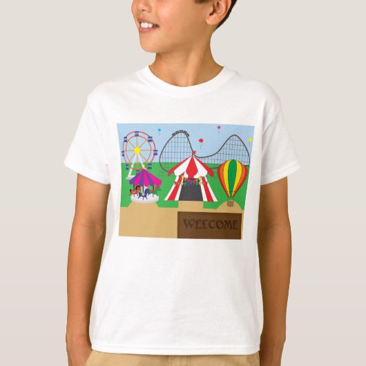 遊園地またはテーマパーク Tシャツ (正面)