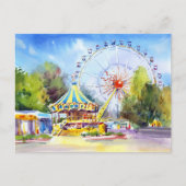 遊園地アートはがき ポストカード (正面)