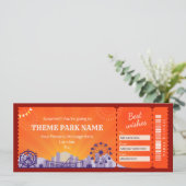 遊園地ギフト券 招待状 (スタンド正面)