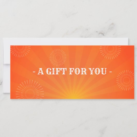 遊園地ギフト券 招待状 (裏面)