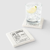 遊園地公園の広告3のコースター ストーンコースター (横)