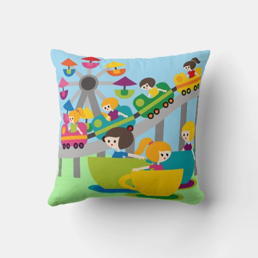 遊園地枕 クッション (裏面)