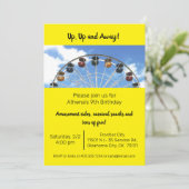 遊園地観覧車招待状 招待状 (スタンド正面)