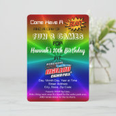 遊園地誕生日招待状 招待状 (スタンド正面)