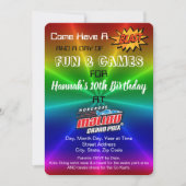 遊園地誕生日招待状 招待状 (正面)