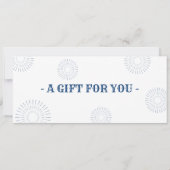 遊園地 ギフト券 招待状 (裏面)