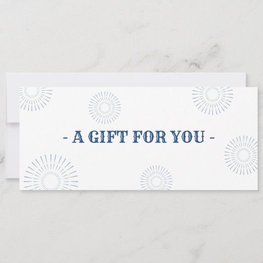 遊園地 ギフト券 招待状 (裏面)